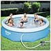 Bestway Fast Set 57270 Piscina Fuori Terra Piscina Gonfiabile Piscina Rotonda 3638 L Blu - Foto miniatura 1
