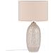 Lampada Da Tavolo In Ceramica Beige Salza - Foto miniatura 10