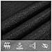 Vela Parasole 160 g / m² Nera 3x3x3 m in HDPE - Foto miniatura 3