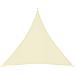 Parasole a Vela Oxford Triangolare 4,5x4,5x4,5 m Crema - Foto miniatura 1