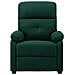 Poltrona Massaggiante Elettrica Verde Scuro in Tessuto - Foto miniatura 2