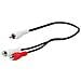 CIK8230533 0.2m 2 x RCA RCA Nero cavo audio - Foto miniatura 1