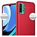 Custodia Compatibile Con Xiaomi Redmi 9t / Poco M3 In Rosso Metallico - Coperchio Protettivo In Silicone Tpu Flessibile - Foto miniatura 5