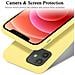 Custodia Compatibile Con Apple Iphone 12 Mini In Liquid Giallo - Coperchio Protettivo In Silicone Tpu Flessibile - Foto miniatura 5