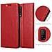 Custodia Compatibile Con Xiaomi Mi 10t / 10t Pro In Rosso Mela - Coperchio Protettiva Con Chiusura Magnetica, Funzione Stand E Tasca Per Le Carte - Foto miniatura 6
