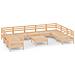 Set Salotto da Giardino 10 pz in Legno Massello di Pino - Foto miniatura 1