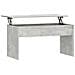 Tavolino Grigio Cemento 102x50,5x52,5 Cm In Legno Multistrato - Foto miniatura 1
