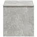 Tavolino Grigio Cemento 102x50,5x52,5 Cm In Legno Multistrato - Foto miniatura 4