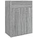 Scarpiera Grigio Sonoma 60x35x84 Cm In Legno Multistrato - Foto miniatura 2
