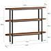 Tavolo Consolle Da Ingresso Tavolino Stretto Tavolo Decorativo Marrone 110x25x86cm Fsb67-ws - Foto miniatura 2