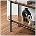 Tavolo Consolle Da Ingresso Tavolino Stretto Tavolo Decorativo Marrone 110x25x86cm Fsb67-ws - Foto miniatura 4