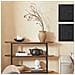 Tavolo Consolle Da Ingresso Tavolino Stretto Tavolo Decorativo Marrone 110x25x86cm Fsb67-ws - Foto miniatura 5