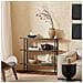 Tavolo Consolle Da Ingresso Tavolino Stretto Tavolo Decorativo Marrone 110x25x86cm Fsb67-ws - Foto miniatura 7