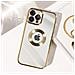 Cover Per Iphone 13 Pro Max Glitter Amovibile Silicone Gel Protecam Spark Oro - Foto miniatura 4
