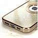 Cover Per Iphone 13 Pro Max Glitter Amovibile Silicone Gel Protecam Spark Oro - Foto miniatura 5