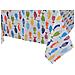 Tovaglia Per Salotto Cucina Tavolo In Cotone Made In Italy 100% Cotone Fish Color Rp 140x360 Fish Color - Foto miniatura 4