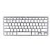 Tastiera Wireless 8713439246544  (Layout Spagnolo) Colore Argento. Bianco - Foto miniatura 2