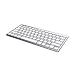 Tastiera Wireless 8713439246544  (Layout Spagnolo) Colore Argento. Bianco - Foto miniatura 3
