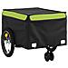 Rimorchio Da Bici Nero E Verde 45 Kg In Ferro - Foto miniatura 2