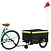 Rimorchio Da Bici Nero E Verde 45 Kg In Ferro - Foto miniatura 3