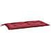 Cuscino Per Panca Rosso Vino 110x50x7 Cm In Tessuto Oxford - Foto miniatura 2