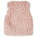 Gilet Da Bambina In Pelliccia Sintetica Rosa Chiaro 128 - Foto miniatura 2