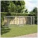 Gabbia per Cani con Porte Grigia 4x2x1,5 m in Acciaio Zincato - Foto miniatura 2