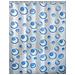 Tenda Doccia Orbita Pvc 240x200 Azzurro - Foto miniatura 1