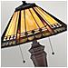 Lampada Da Scrivania Tiffany Arden Metallo Patina Di Bronzo 2 Luci E27 - Foto miniatura 2
