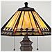 Lampada Da Scrivania Tiffany Arden Metallo Patina Di Bronzo 2 Luci E27 - Foto miniatura 3