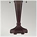Lampada Da Scrivania Tiffany Arden Metallo Patina Di Bronzo 2 Luci E27 - Foto miniatura 4