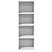 Credenza Bianca 40x41x124 Cm In Legno Multistrato - Foto miniatura 10