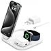 Caricabatteria Wireless per Smartphones Smartwatch Cuffie con Potenza 15 W Colore Bianco - Foto miniatura 1