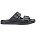 Black Casual Open Slippers Ciabatte Sintetico E Tessile Scarpe Uomo Nero Eu 42, 24290-00 - Foto miniatura 2