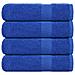 Asciugamani 4 Pz Blu 50x100 Cm 360 G /m 100% Cotone - Foto miniatura 1
