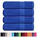 Asciugamani 4 Pz Blu 50x100 Cm 360 G /m 100% Cotone - Foto miniatura 2