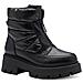 Black Casual Closed Booties Stivaletti Sintetico E Tessile Scarpe Donna Nero Eu 39, 1-26441-41 001 - Foto miniatura 1