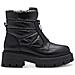 Black Casual Closed Booties Stivaletti Sintetico E Tessile Scarpe Donna Nero Eu 39, 1-26441-41 001 - Foto miniatura 2