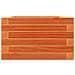 Fioriera Giardino Marrone Cera 40x40x23 cm Legno Massello Pino - Foto miniatura 5