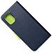 Custodia A Libro Book Case Per Motorola Moto G55 5g Navy-lime - Foto miniatura 3