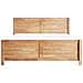 Letto Legno Champagnat 180 X 200 Cm Marrone Chiaro - Foto miniatura 4