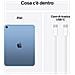 iPad 11" A16 (2025) 256GB Wi-Fi + Cellular (5G) Blu - Foto miniatura 2