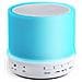 Altoparlante Bluetooth Con Luci Led Multicolori. Potenza Sonora 3w. Batteria 300 Mah 6x6x6 Cm. Colore Bianco - Foto miniatura 2