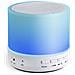 Altoparlante Bluetooth Con Luci Led Multicolori. Potenza Sonora 3w. Batteria 300 Mah 6x6x6 Cm. Colore Bianco - Foto miniatura 6