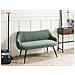 Divano 2 Posti Arendal Tessuto Verde - Foto miniatura 1