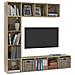 Lusso Casadino -  Set Mobili Libreria/porta Tv 3 Pz Rovere Sonoma 180x30x180 Cm - Foto miniatura 2