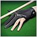 Guanto Antiscivolo Per Biliardo/snooker Black  Mano Sinistra - Foto miniatura 7
