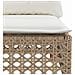 Divano Angolare da Giardino con Cuscini Beige in Polyrattan - Foto miniatura 7