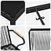 Set da pranzo da giardino 7 pezzi nero rattan PVC - Foto miniatura 9