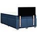 Giroletto a Molle con Materasso Blu 120x190 cm in Tessuto - Foto miniatura 6